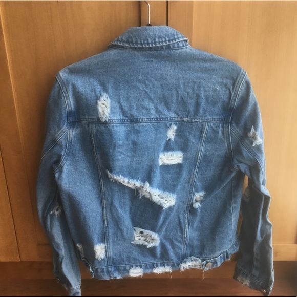 Distressed Jean Jacket - Picture 3 of 3